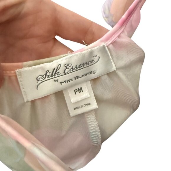 Vintage Miss Elaine “Silk Essence” Nightgown - PM Petite Medium - Picture 11 of 11